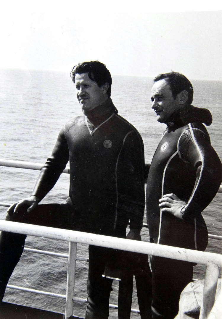Станислав Курилов на Черном море, 1971 год