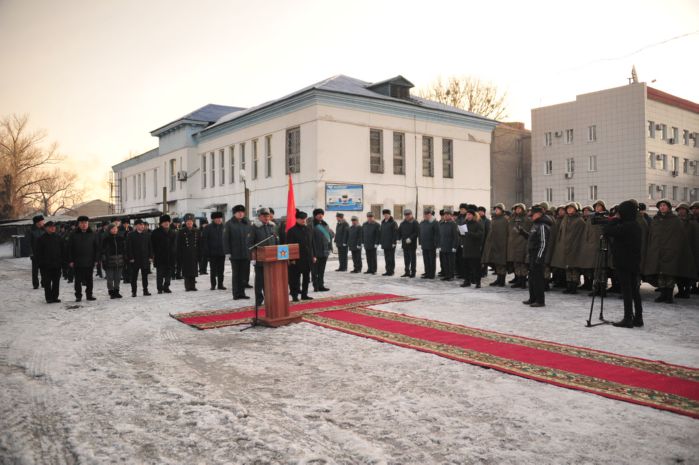 Знамя Победы прибыло в город Семей