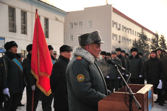 Знамя Победы прибыло в город Семей