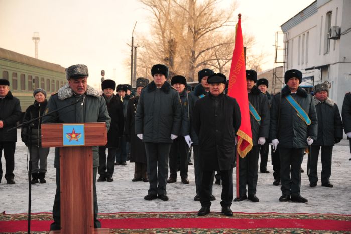 Знамя Победы прибыло в город Семей