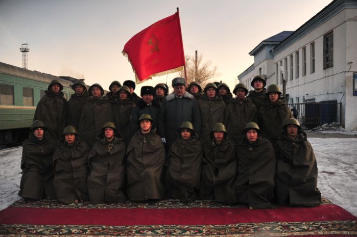 Знамя Победы прибыло в город Семей