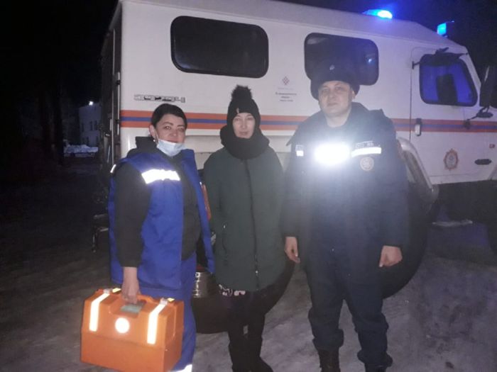 Спасатели Акмолинской области помогли роженице