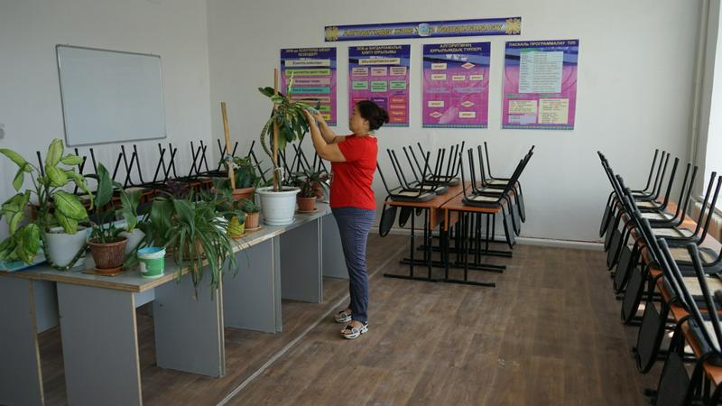 В школах Семея проводится капитальный ремонт