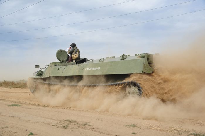 В Семейском гарнизоне проведены тактические учения с боевой стрельбой