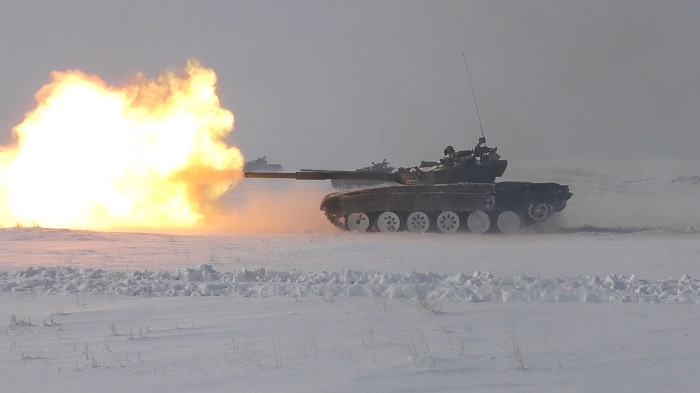 Штатные стрельбы из танка Т-72 прошли на полигоне «Шыгыс»