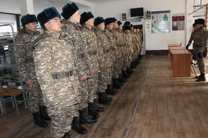 Абайский гарнизон пополнился новобранцами