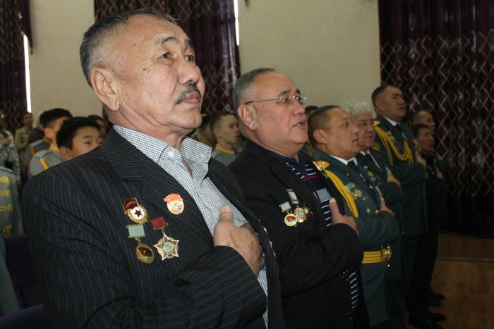 Военно-патриотическое движение «Жас сарбаз» отметило четырехлетие