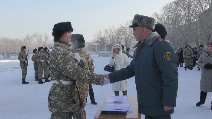 Очередные солдаты молодого пополнения приведены к Военной присяге