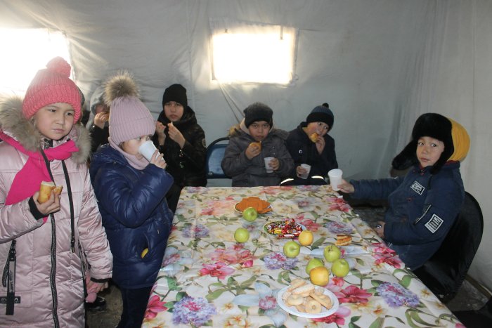 В Абайском гарнизоне состоялось открытие ледового городка