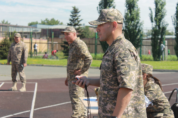 Военнослужащие Абайского гарнизона участвуют в смотр-конкурсе 