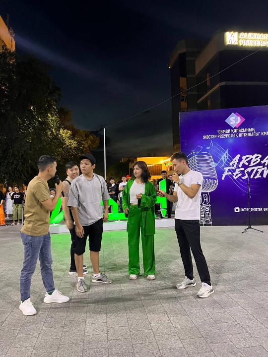 В Семее прошел молодежный фестиваль «Arbat Fest»