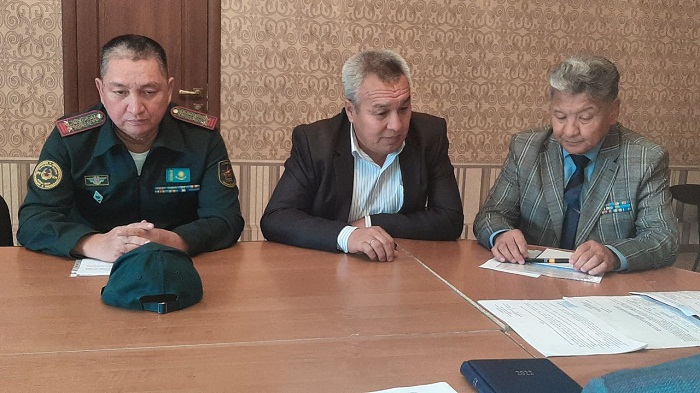 В Абайском гарнизоне прошла встреча ветеранов