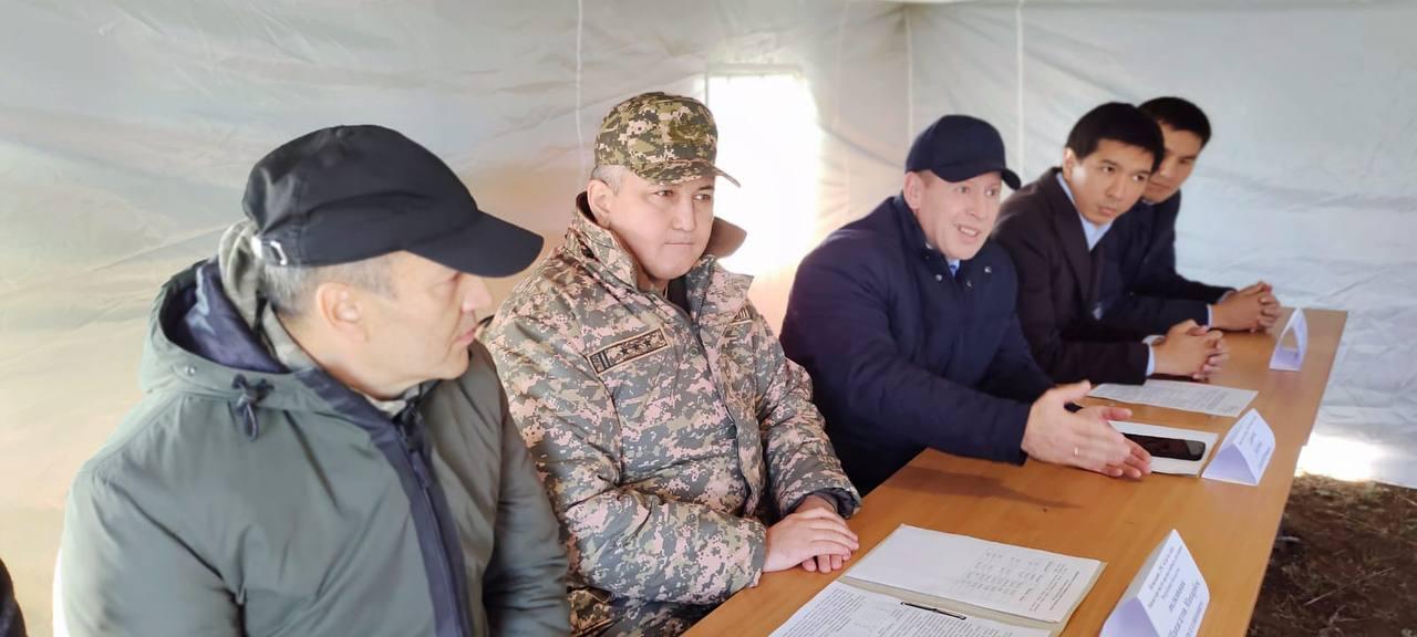 На территории Каштакского лесничества проведено пожарно-тактическое учение