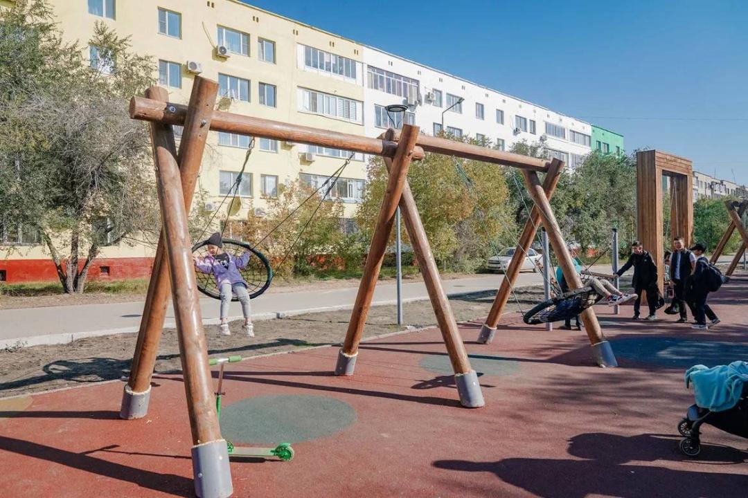 Состоялось открытие общественного пространства по улице Жамакаева