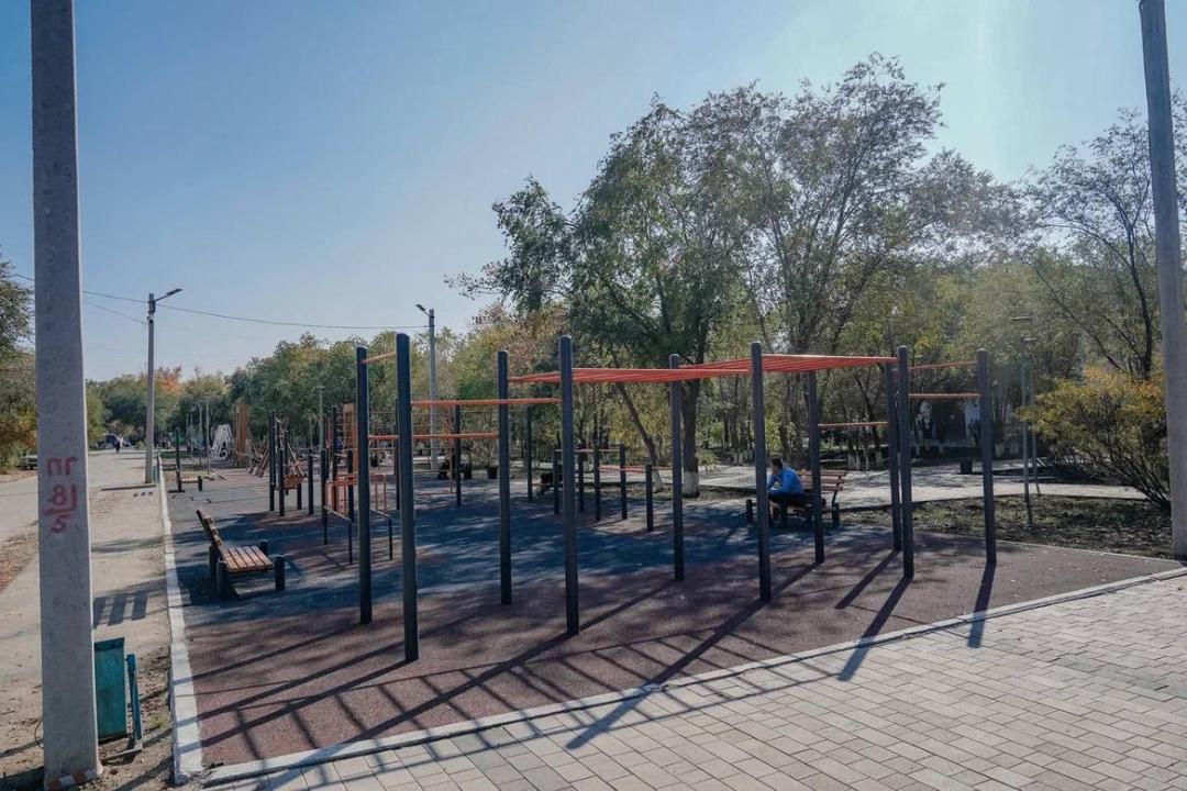 Состоялось открытие общественного пространства по улице Жамакаева