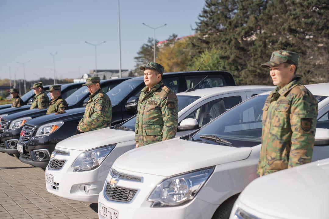 Спасателям Абайской области вручили ключи от специализированной техники
