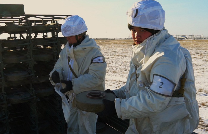 Сапёры провели практические занятия для курсантов военно-технической школы