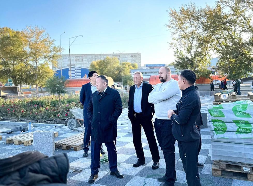 В Семее реконструируют площадь Мухтара Ауэзова