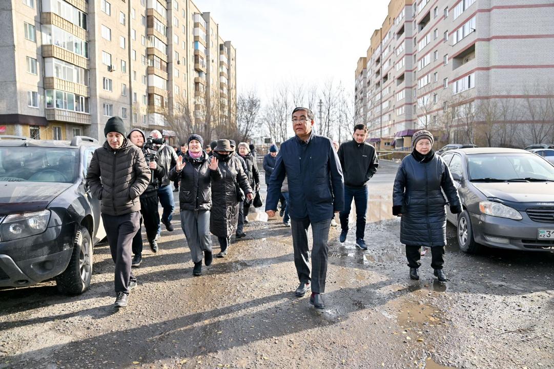 Аким области встретился с жителями микрорайона «Энергетик»