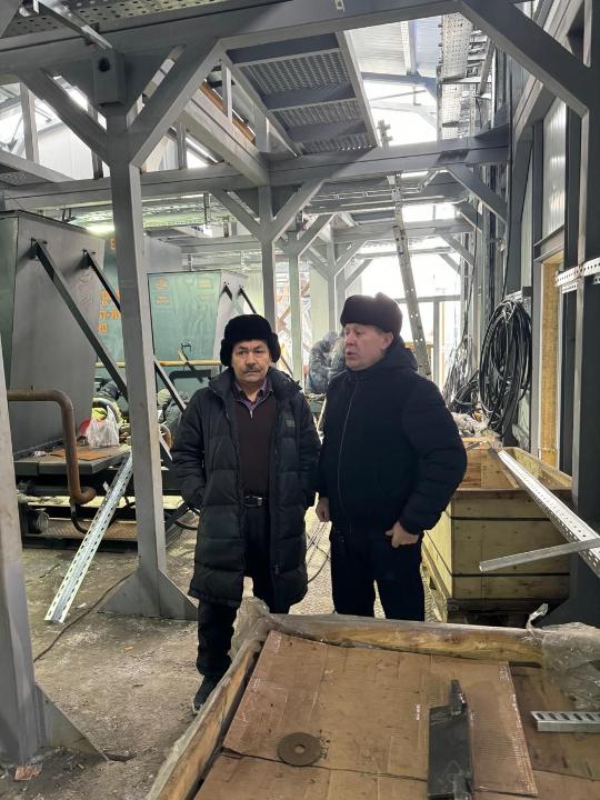 Продолжается возведение блочно-модульной котельной в Карагайлы