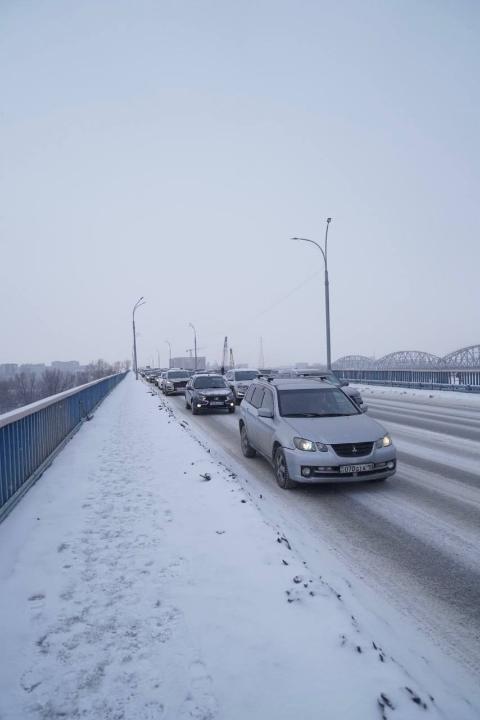 Администрацией города проверено состояние автогужевого моста в Семее