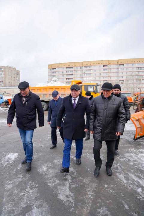Аким города ознакомился с работой коммунальных служб