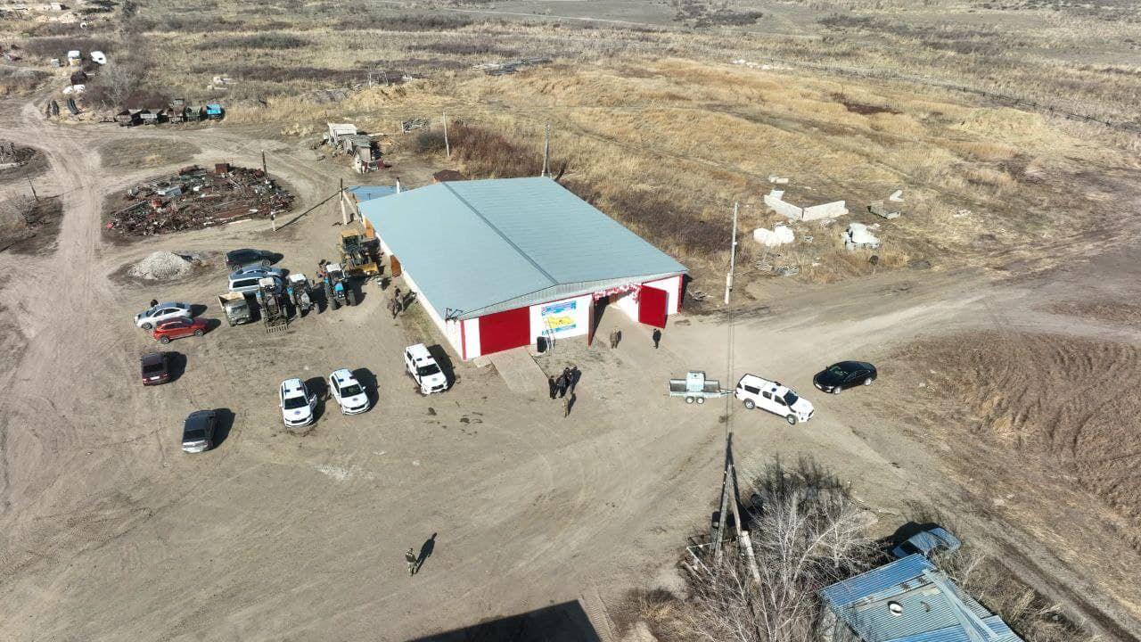 В Бескарагайском районе открыт новый пожарный пост