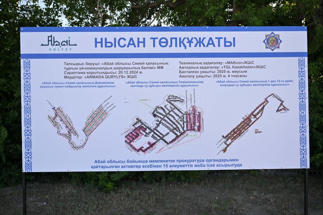 В Семее активно ведутся работы по асфальтированию улиц