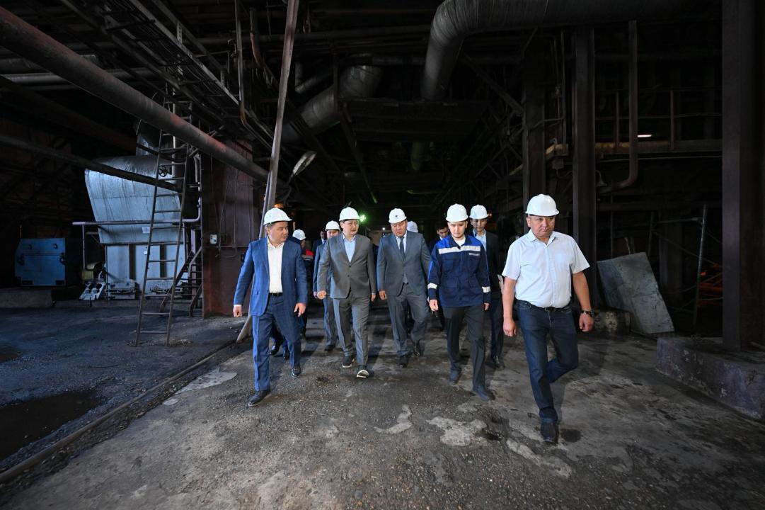 Аким области посетил тепловую электростанцию в Семее