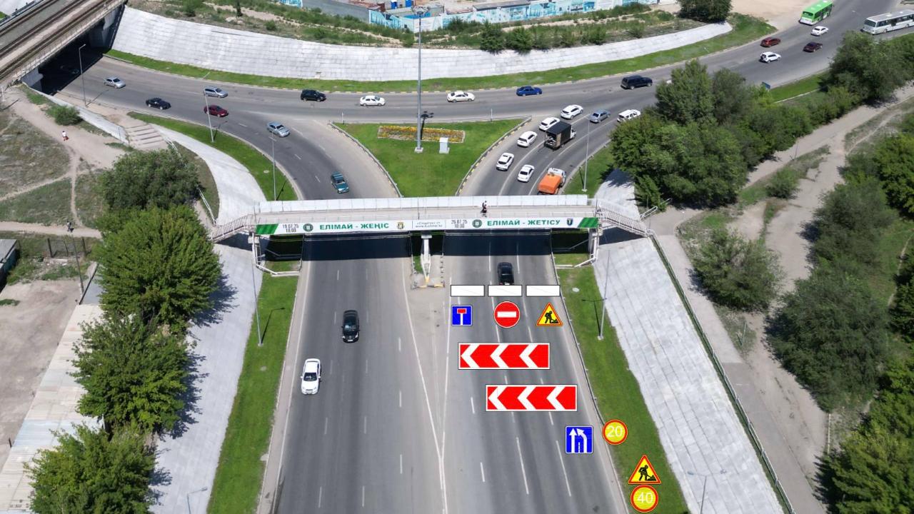 Информация о проведении дорожных ремонтных работ на кольцевой развязке левого берега