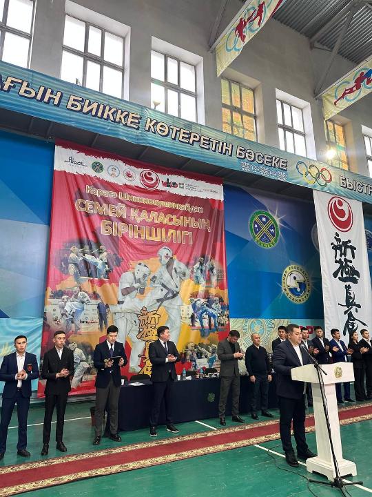 В городе Семей прошло первенство города по каратэ шинкиокушинкай