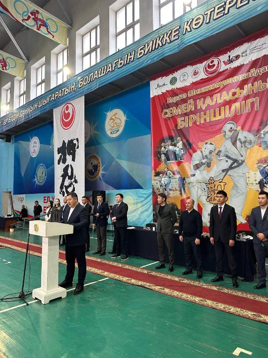 В городе Семей прошло первенство города по каратэ шинкиокушинкай