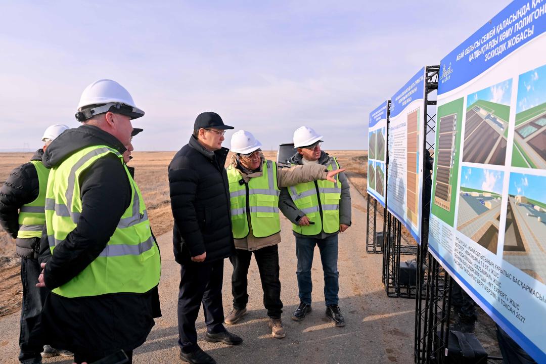 В Семее начато строительство полигона твердых бытовых отходов