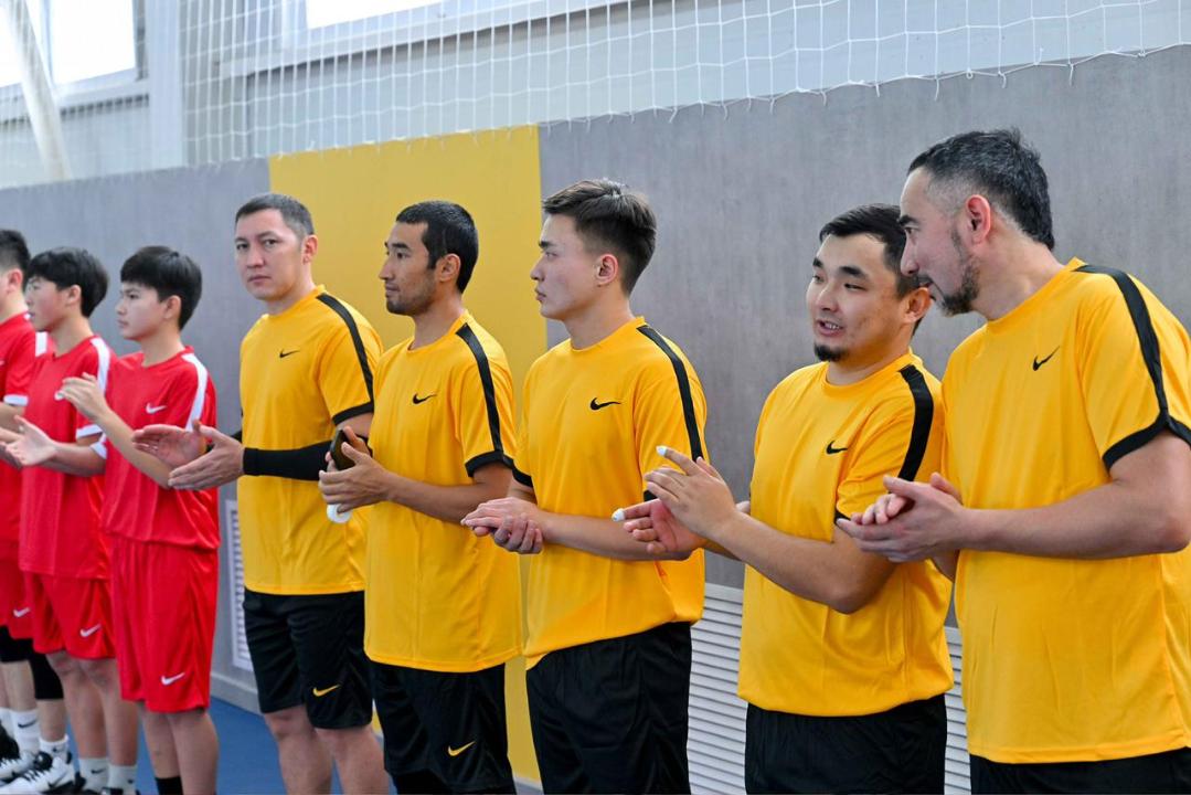 Состоялось открытие спортивного комплекса в селе Алгабас