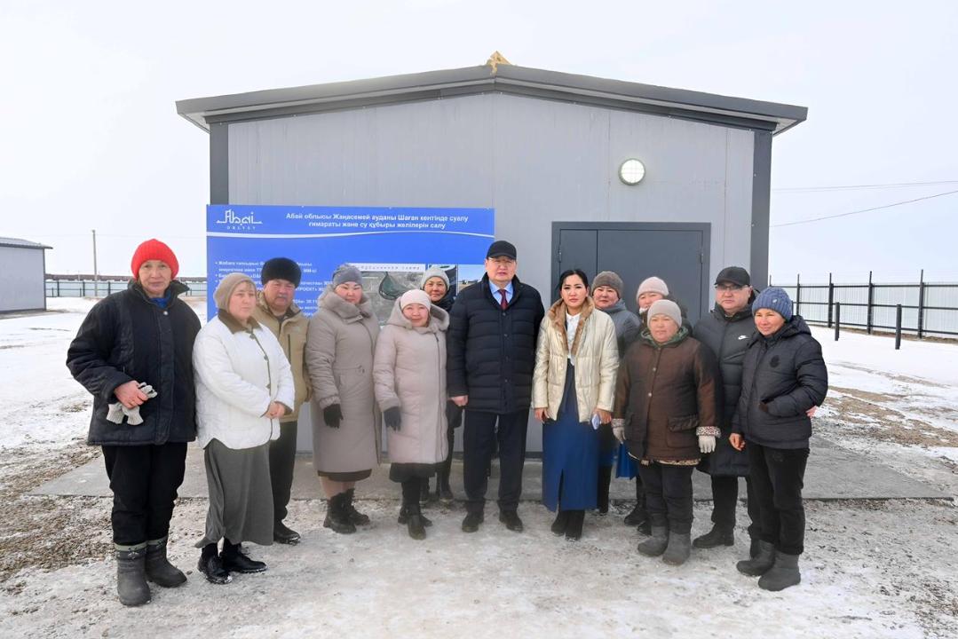 В посёлке Шаган запущен центральный водопровод