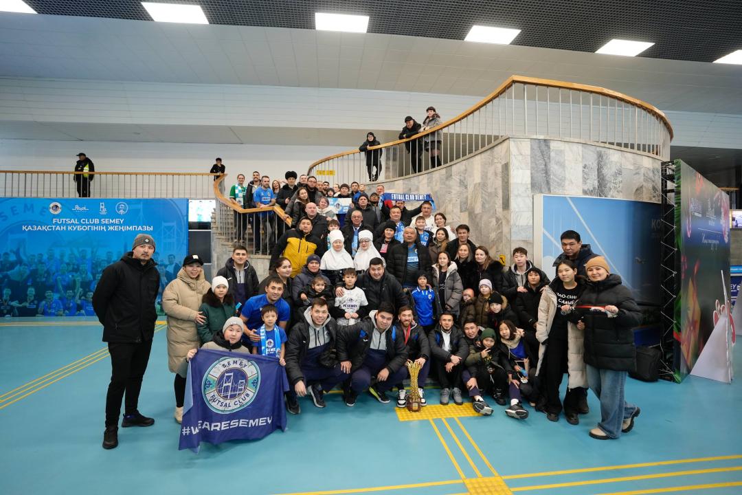 В Семее торжественно встретили футзальный клуб &laquo;Семей&raquo;
