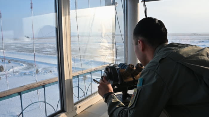 В Абайском гарнизоне прошли плановые учебно-тренировочные полёты