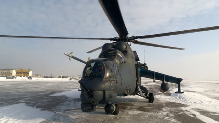 В Абайском гарнизоне прошли плановые учебно-тренировочные полёты