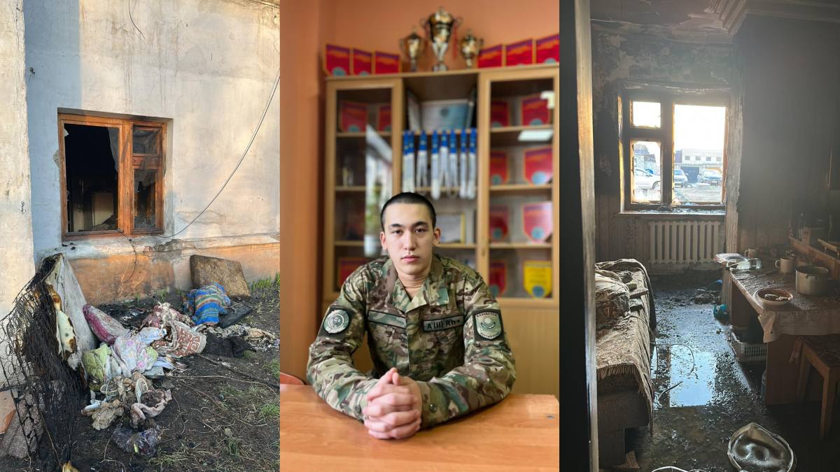 Проявивший мужество при пожаре семейчанин, проходит службу в Национальной гвардии