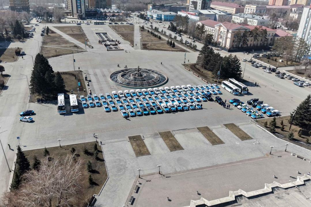 Полицейские области получили 137 служебных автомобилей